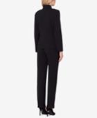 Tahari Asl Petite Single-button Tab-detail Pantsuit