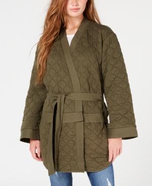 Hurley Juniors' Fleece Wrap Kimono Jacket