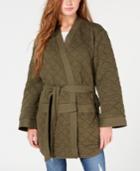 Hurley Juniors' Fleece Wrap Kimono Jacket