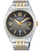 Pulsar Men's Traditional Two-tone Stainless Steel Bracelet Watch 42mm Ps9483
