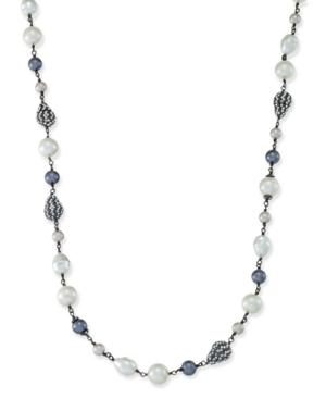 Joan Boyce Imitation Pearl Rope Necklace