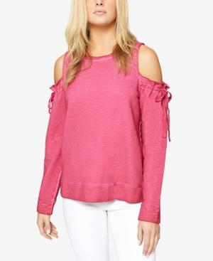 Sanctuary Parkside Cold-shoulder Sweatshirt