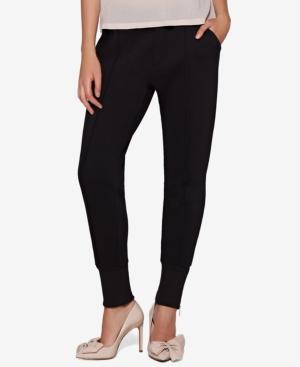 Avec Les Filles Jogger Pants With Exposed-zipper Cuffs