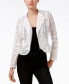 Bar Iii Eyelet Moto Jacket, Created For Macy's
