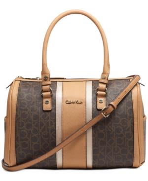 Calvin Klein Madison Medium Signature Satchel