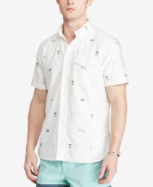 Polo Ralph Lauren Men's Standard-fit Embroidered Short Sleeve Shirt