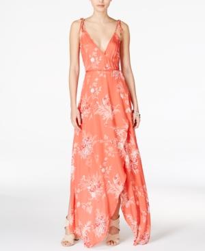 Minkpink Hot Springs Printed Wrap Maxi Dress
