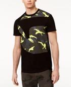 G-star Raw Men's Froatz Oversized Neon Camouflage Logo-print T-shirt