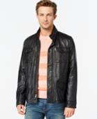 Tommy Hilfiger Leather Four-pocket Field Jacket