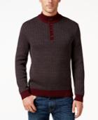 Tasso Elba Men's Four-button Sweater, Only At Macy's
