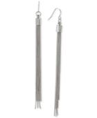 Kenneth Cole New York Silver-tone Multi-chain Linear Earrings