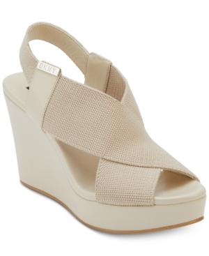 Dkny Jamara Wedge Sandals, Created For Macy's