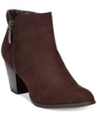 Style & Co. Jamila Zip Booties, Only At Macy's Women's Shoes