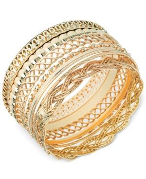 Guess Textured Bangle Bracelet