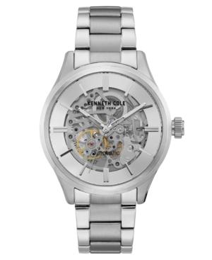 Kenneth Cole New York Men's Automatic Stainless Steel Bracelet Watch 44mm