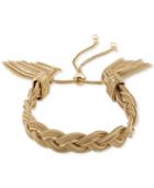Rachel Rachel Roy Gold-tone Rope Tassel Slider Bracelet