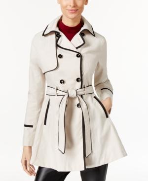 Betsey Johnson Double-breasted Corset Raincoat