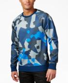 Guess Men's Compact Abstract-print Sweater