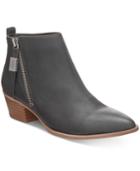 Circus By Sam Edelman Heidi Zipper Block-heel Booties Women's Shoes