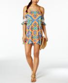 Jessica Simpson Surfside Off-the-shoulder Cover-up Dress Women's Swimsuit