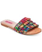 Betsey Johnson Venus Slide Flat Sandals Women's Shoes