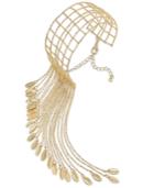 Danielle Nicole Gold-tone Pecking Order Cuff Bracelet