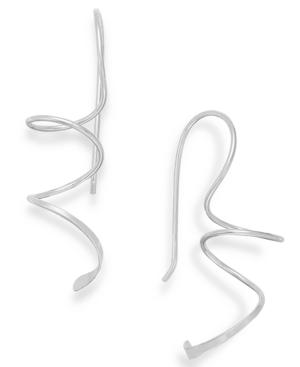 Giani Bernini Swirl Drop Earrings In Sterling Silver