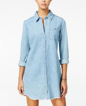 Roxy Juniors' Cat Island Denim Shirtdress