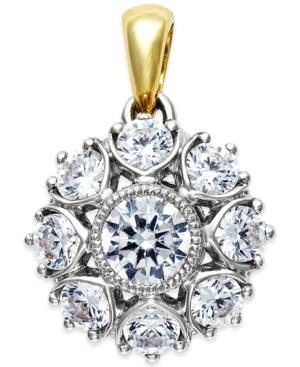 Marchesa Diamond Pendant In 18k Gold & White Gold (3/4 Ct. T.w.)