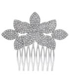 Inc International Concepts Silver-tone Pave Hair Comb, Created For Macy's