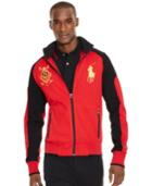 Polo Ralph Lauren Men's Embroidered Full-zip Long-sleeve Sweater