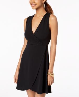 Planet Gold Juniors' Liverpool Solid Wrap Dress
