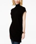 Inc International Concepts Zipper-detail Turtleneck Tunic, Only At Macy's
