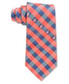 Eagles Wings Cleveland Indians Checked Tie