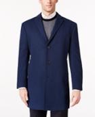 Ryan Seacrest Distinction Men's Royal Blue Overcoat, Only At Macy's
