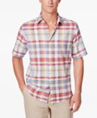 Tasso Elba Men's Madras Shirt, Only At Macy's