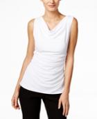 Calvin Klein, Fit Solutions Draped Cowl-neck Top