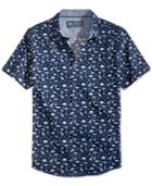 American Rag Men's Safari-print Cotton Shirt, Only At Macy's