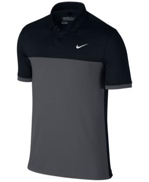 Nike Men's Icon Dri-fit Color-blocked Golf Polo