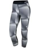 Nike Pro Cool Pyramid-print Capri Leggings