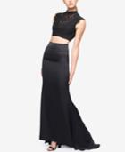 Fame And Partners 2-pc. Keyhole-back Lace Dress