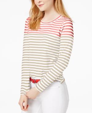 Tommy Hilfiger Striped Top, Created For Macy's