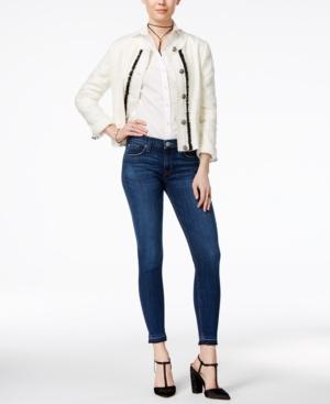 Hudson Jeans Krista Raw-hem Super Skinny Jeans