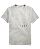 Guess Men's 1981 Embroidered-logo T-shirt