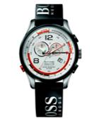 Hugo Boss Watch, Men's Regatta Black Rubber Strap 1512501