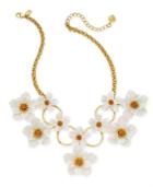 Kate Spade New York Gold-tone Flower Statement Necklace, 17 + 3 Extender