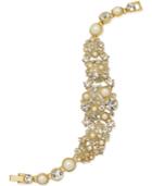 Kate Spade New York Gold-tone Imitation Pearl And Crystal Bracelet