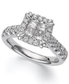 Princess Treasures Princess-cut Diamond Engagement Ring In 14k White Gold (1-3/4 Ct. T.w.)