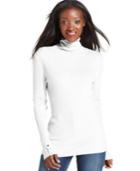 Style & Co. Petite Ribbed Turtleneck, Only At Macy's