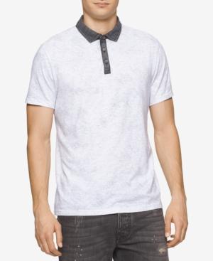 Calvin Klein Jeans Men's Textured Polo